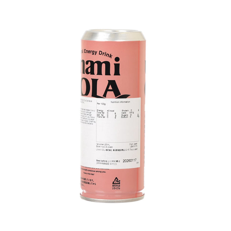 UMAMI COLA Cola Natural Energy Drink [Can]  (250mL)