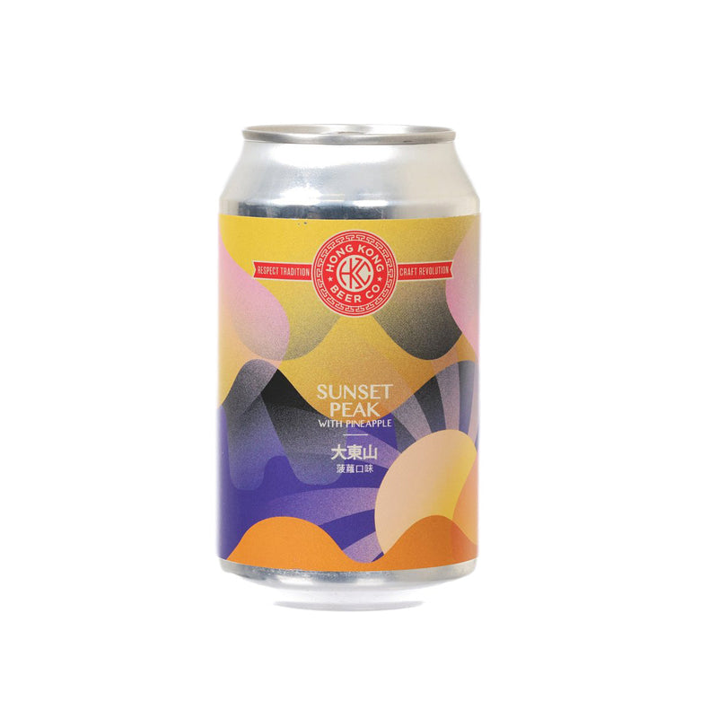 HONG KONG BEER CO Sunset Peak with Pineapple DDH Hazy Pale Ale (Alc. 5.5%) [Can]  (330mL)