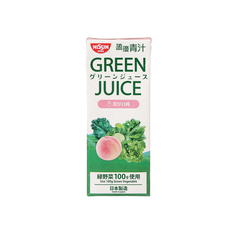 NISSIN Green Juice - White Peach  (200mL)