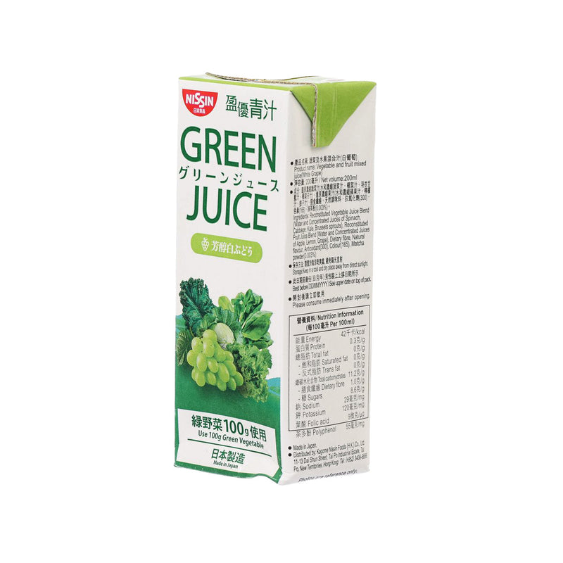 NISSIN Green Juice - White Grape  (200mL)