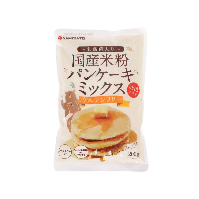 NAMISATO Gluten Free Pancake Mix - No Sugar Added  (200g)