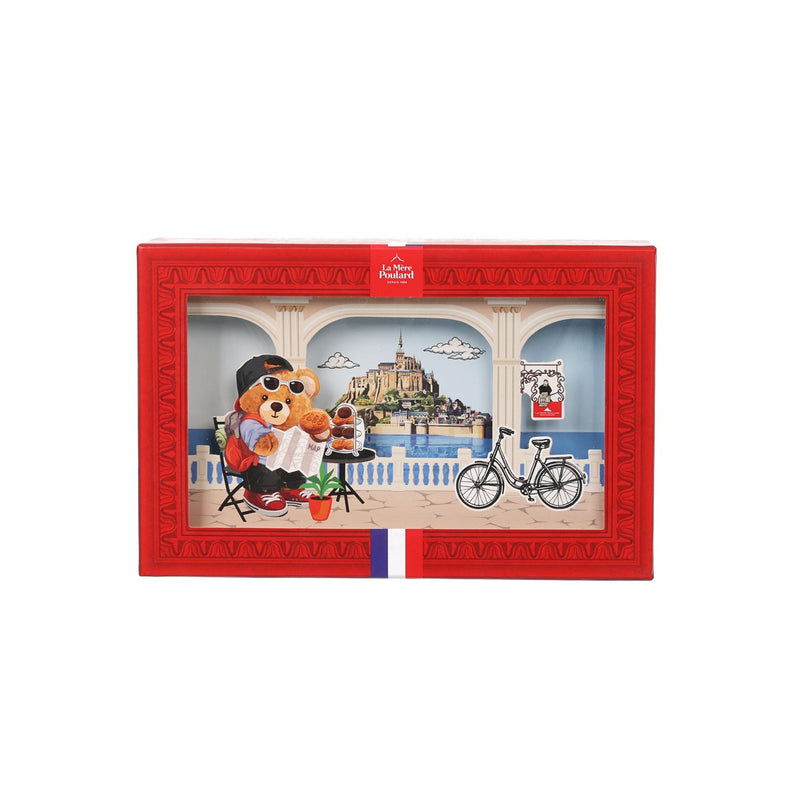 LAMEREPOULARD France Bear Travel Assorted Biscuits Gift Box  (250g)