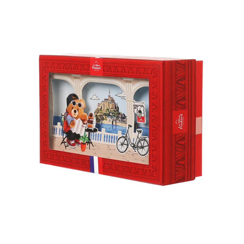 LAMEREPOULARD France Bear Travel Assorted Biscuits Gift Box  (250g)