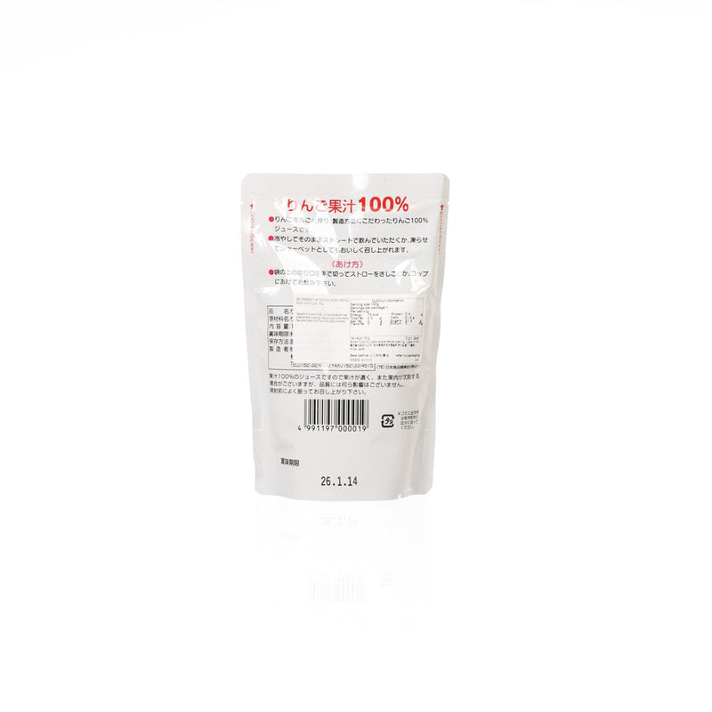 AKITA RINGO MURA 100% Fuji Apple Juice [Pouch]  (180g)