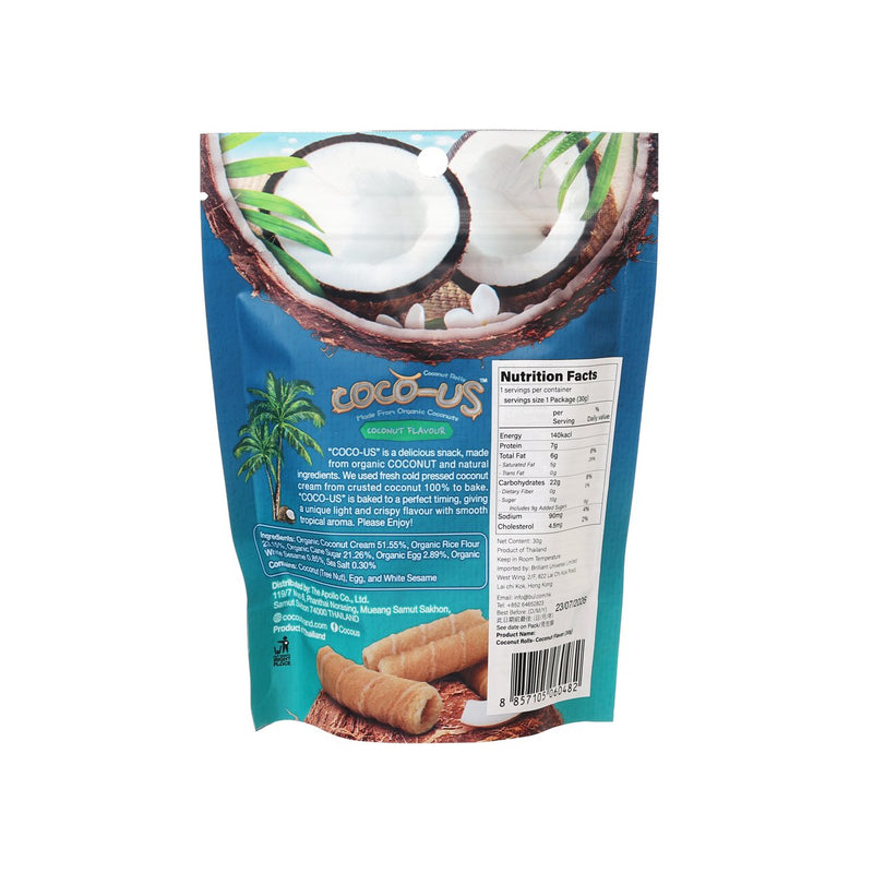 COCO US Coconut Rolls - Coconut Flavour  (30g)