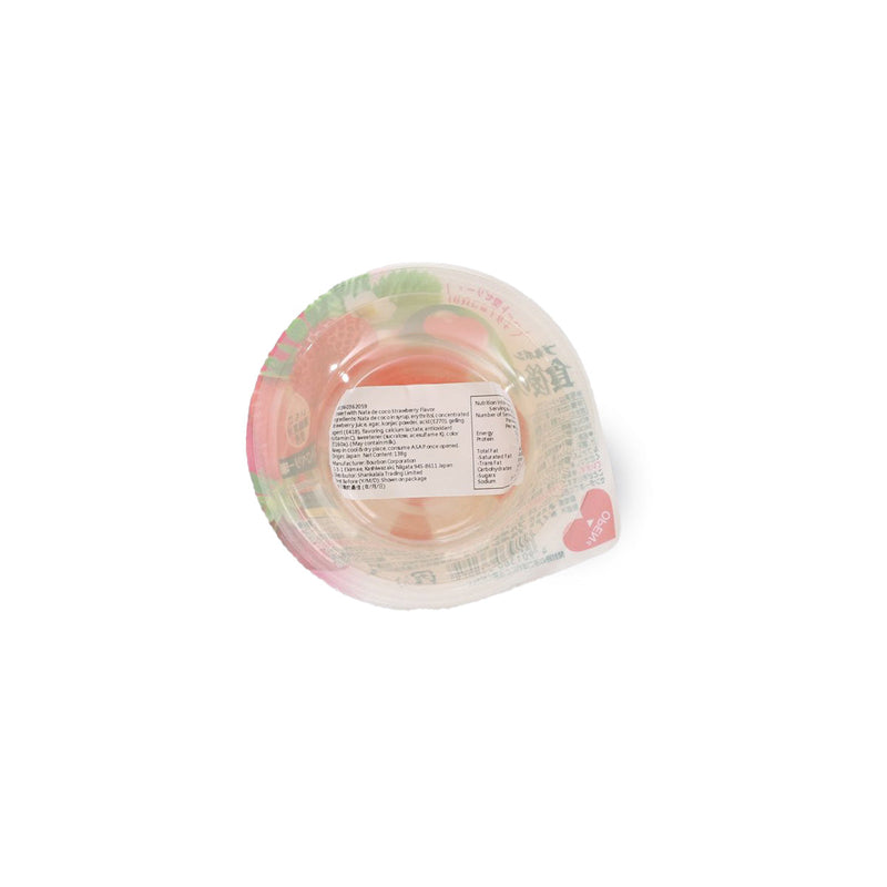 BOURBON 0 Kcal Jelly - Strawberry with Nata de Coco  (138g)