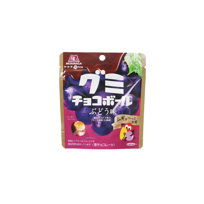 MORINAGA Kyorochan Gummy Chocolate Ball - Grape Flavor  (47g)