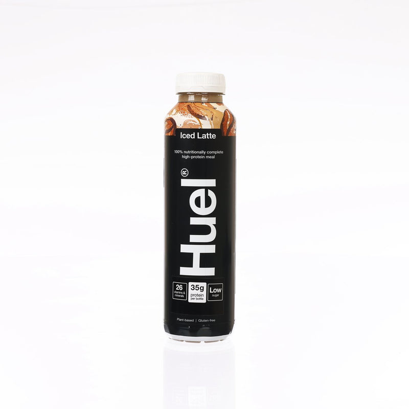 HUEL Nutritionally Complete High Protein Meal Drink Black Edition - Iced Latte [PET]  (500mL)
