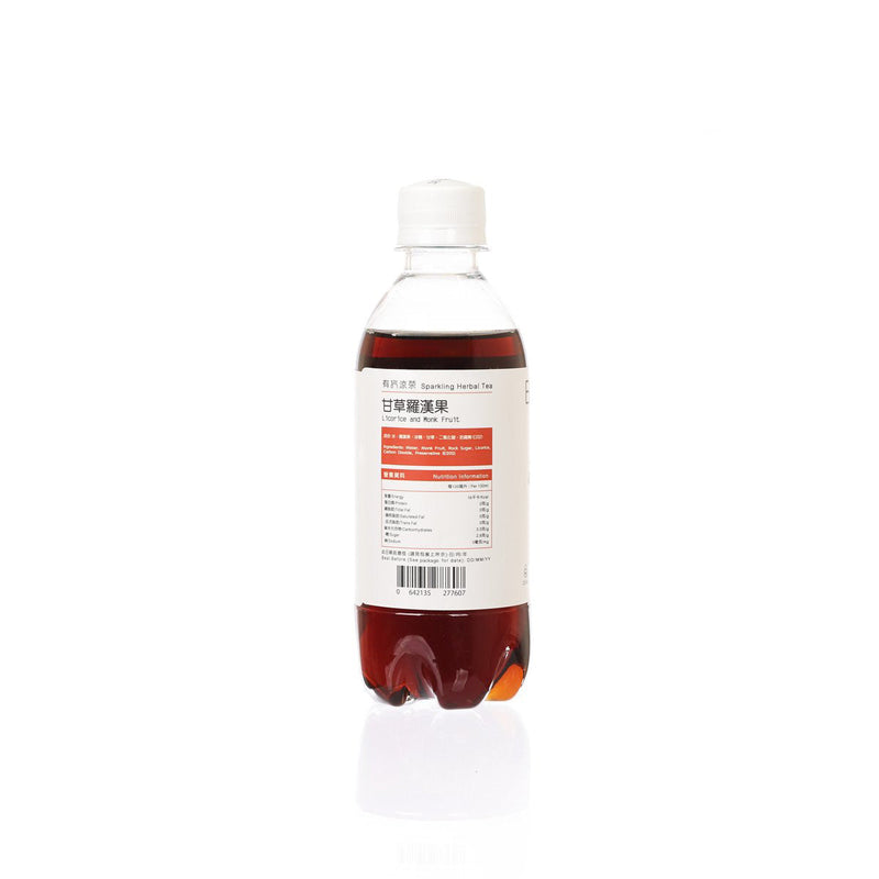 BEFREZH Sparkling Herbal Tea - Licorice & Monk Fruit [PET]  (350mL)