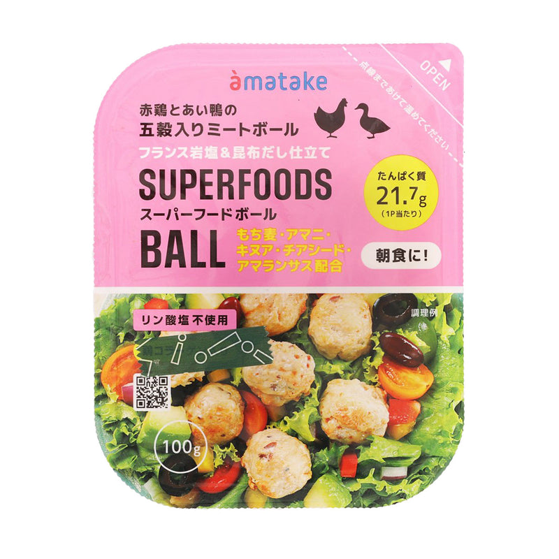AMATAKE Chicken & Duck Five Grains Meatballs  (100g)