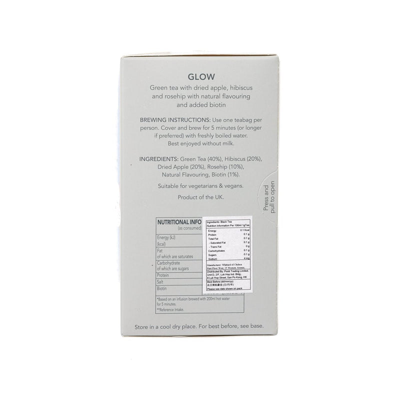 WHITTARD Wellbeing Caffeine-Free Tea Bag -  Glow  (30g)