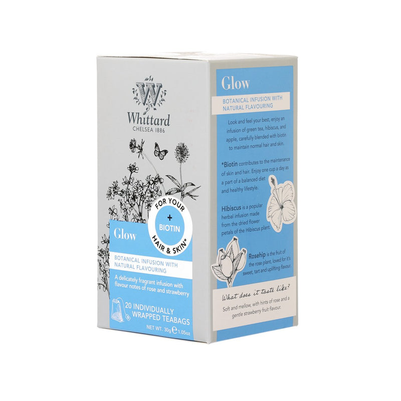 WHITTARD Wellbeing Caffeine-Free Tea Bag -  Glow  (30g)