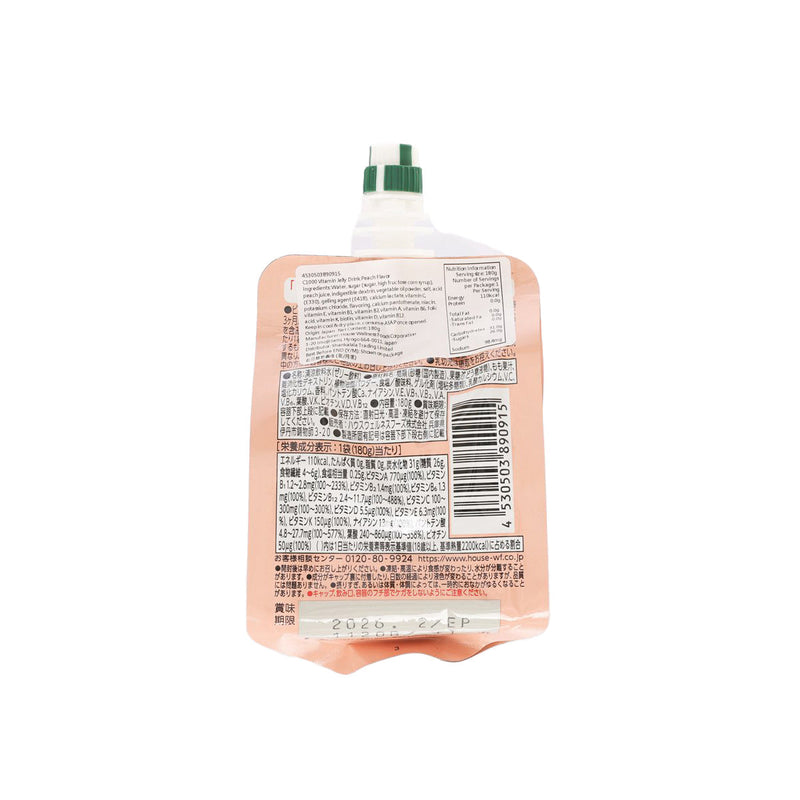 HOUSE One Day Vitamin & Dietary Fiber Peach Jelly Drink  (180g)