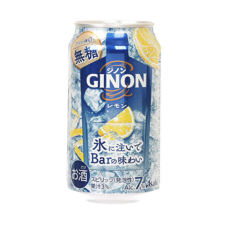 ASAHI Ginon Sugar Free Lemon Gin Sour (Alc.7%) [Can] (350mL)