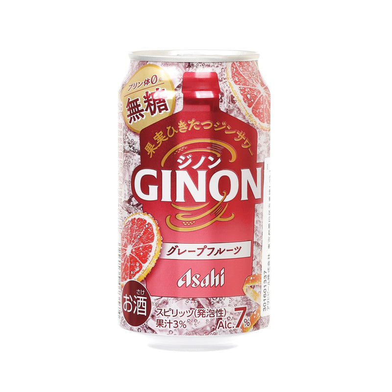 ASAHI Ginon Sugar Free Grapefruit Gin Sour (Alc.7%) [Can] (350mL)