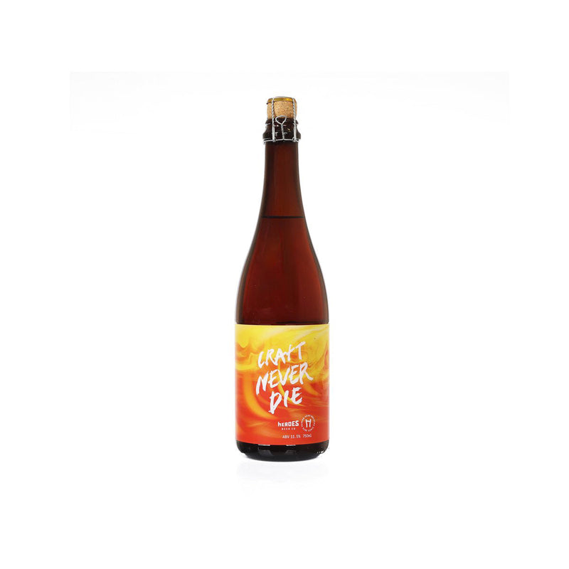 HEROESBEER X TAIWAN HEAD BREWERS Craft Never Die Series 19 - Bourbon Barrel Aged Imperial Graf (Alc 11.5%) [Bottle] (750mL)