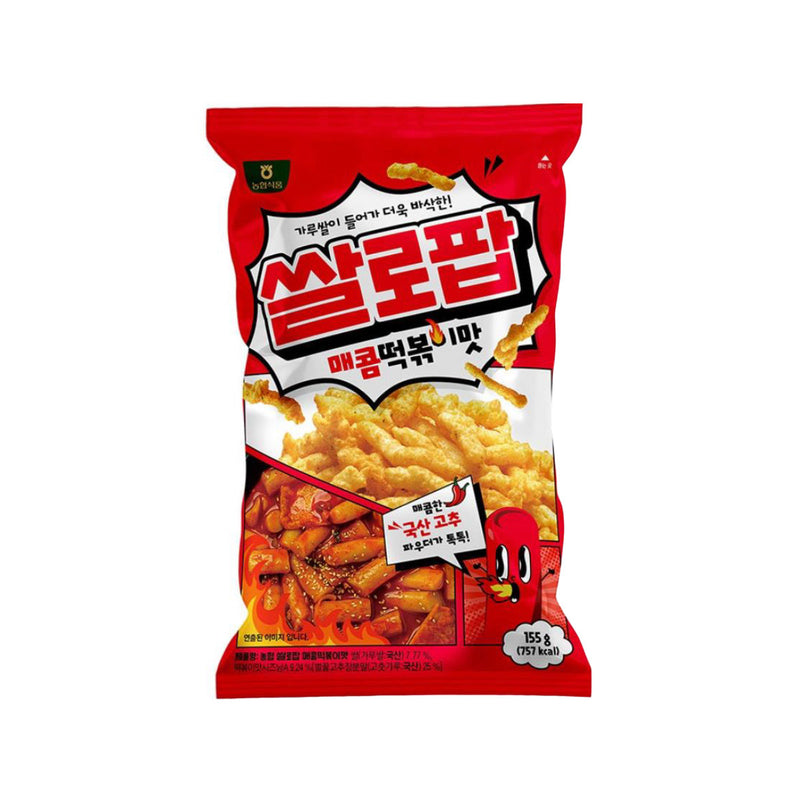 NONGHYUP Spicy Tteokbokki Flavored Rice Snack  (155g)