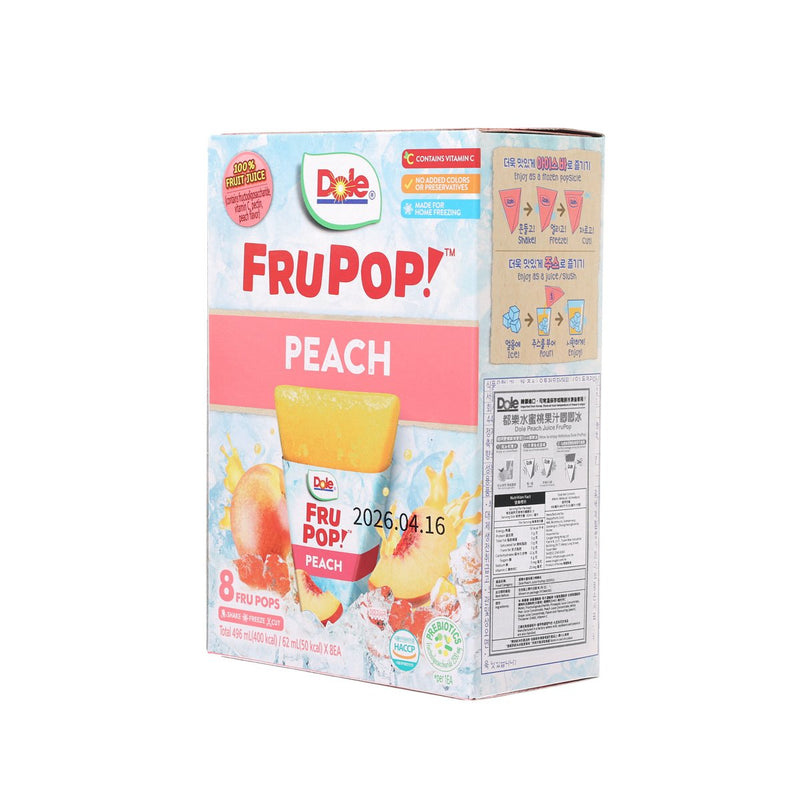 DOLE Peach Juice FruPop  (496mL)