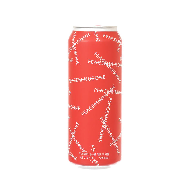 BREWGURU PEACEMINUSONE Real Fresh Lemon Slice Highball (Alc 4.5%) [Can - Red] (500mL)