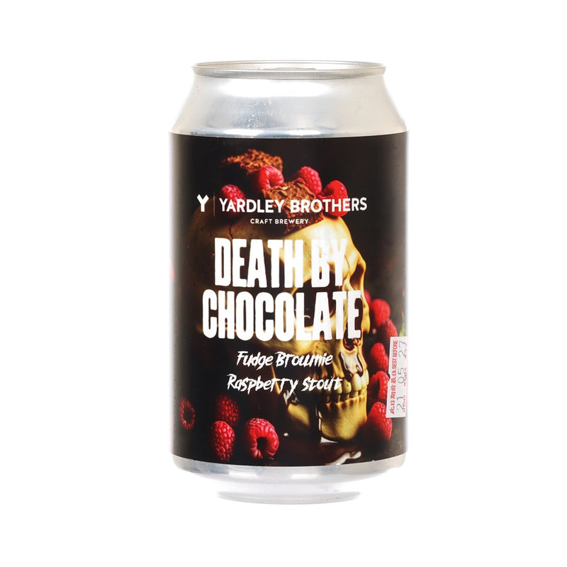 YARDLEY BROTHERS Death by Chocolate Fudge Brownie Raspberry Stout (Alc. 8%) [Can] (330mL)