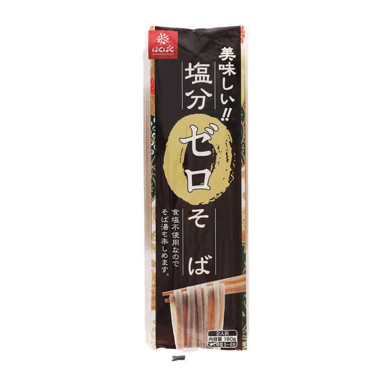 HAKUBAKU No Salt Soba Noodle  (180g)