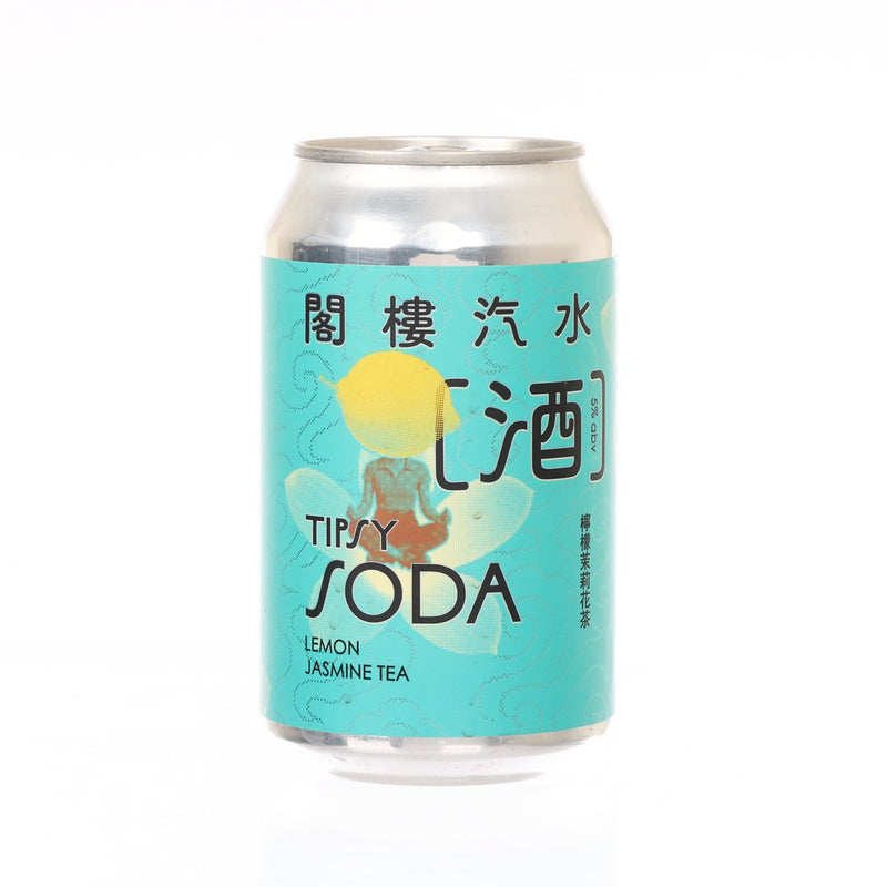 MEZZANINE MAKERS Lemon Jasmine Tea Tipsy Soda (Alc. 5%) [Can] (330mL)
