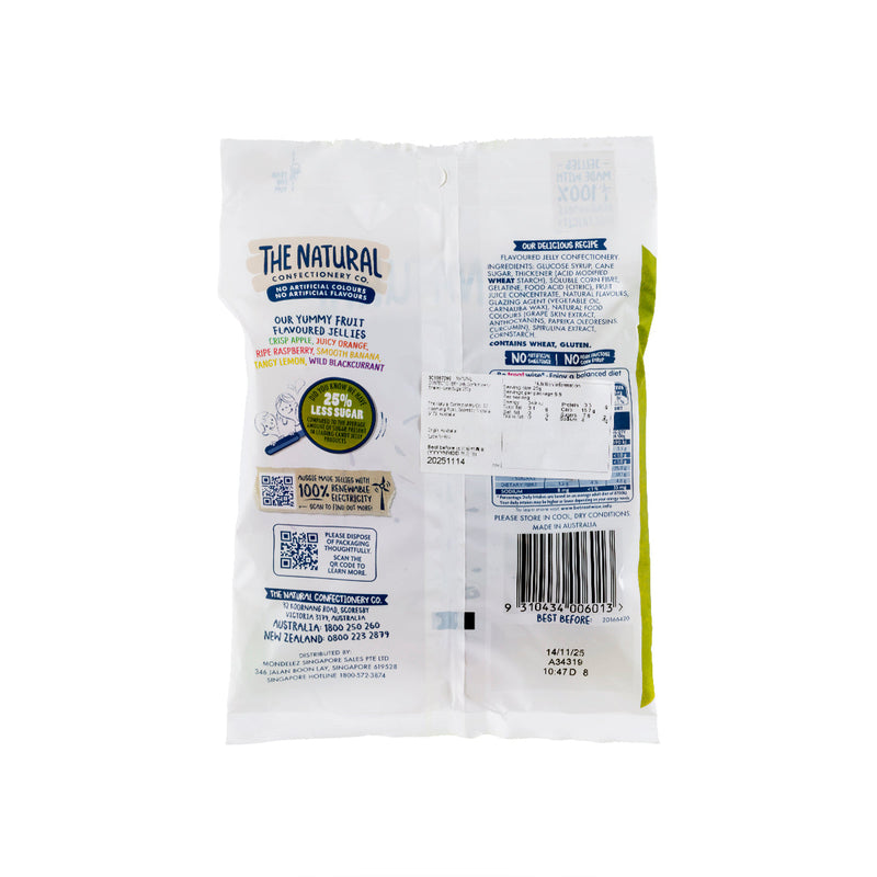 NATURAL CONFECTIONERY Jelly Confectionery - Snakes - Less Sugar  (230g)