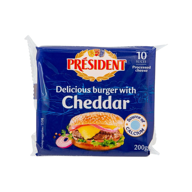 PRESIDENT 漢堡芝士片 (200g)