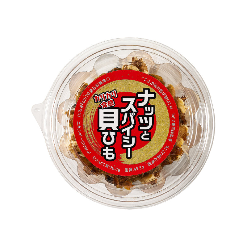 OKABE Nut & Spicy Scallop String Snack  (65g)