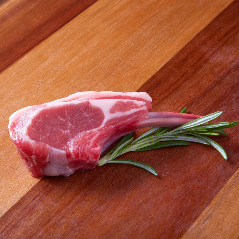 Spanish Iberico Lamb Rack Chop [Previously Frozen]  (200g)