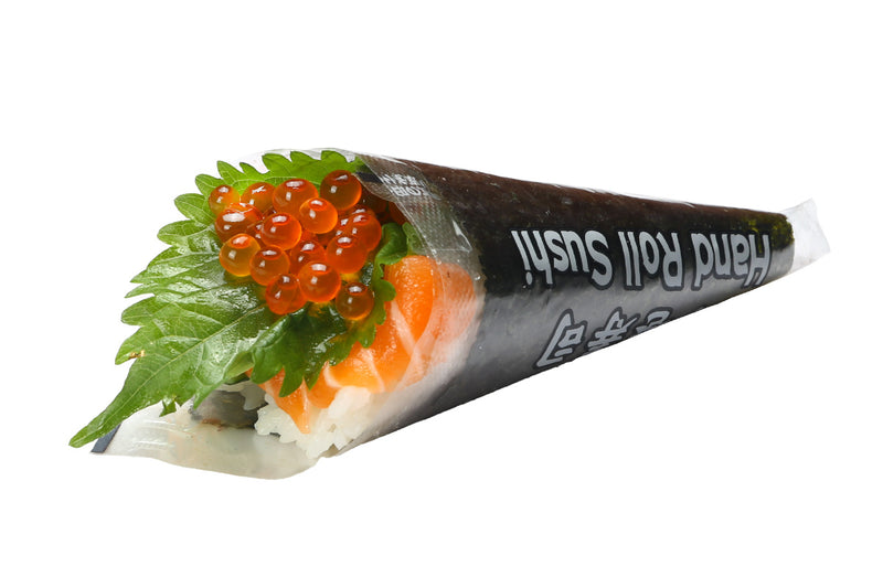 Salmon & Salmon Roe Hand Roll (1pack)