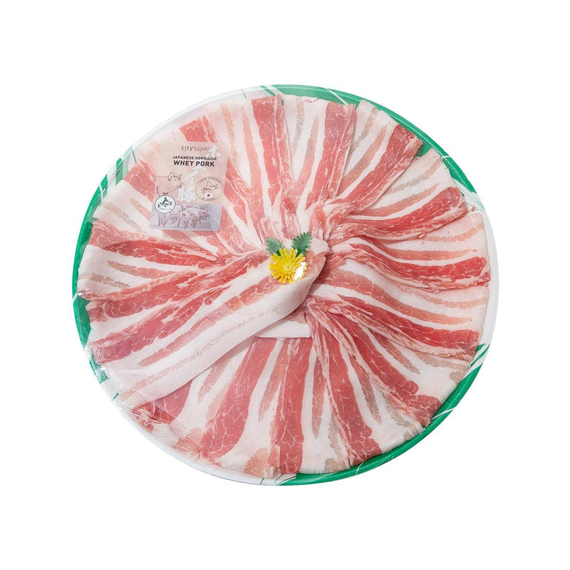 HOKKAIDO WHEY PORK Japan Hokkaido Pork Belly Shabu Shabu Set  [Previously Frozen]  (200g)