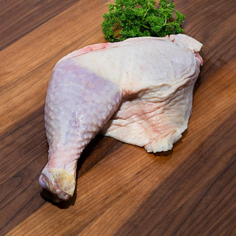 DAYLESFORD ORGANIC UK Organic Chicken Whole Leg Bone In [Previously Frozen]  (1pack)