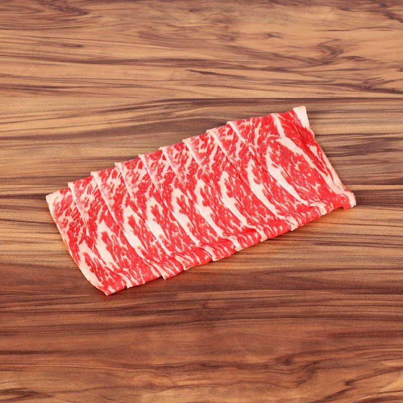 Australian 100% Black Angus Short Rib Boneless for Shabu Shabu [Previously Frozen]  (300g)