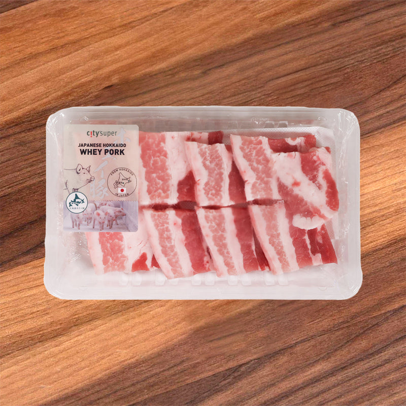HOKKAIDO WHEY PORK Japan Hokkaido Pork Belly [Previously Frozen]
