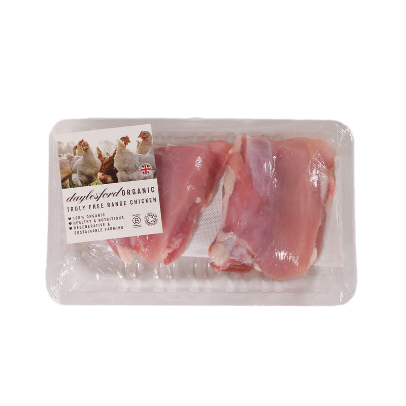 DAYLESFORD ORGANIC UK Organic Chicken Thigh Boneless Skinless [Previously Frozen]  (1pack)