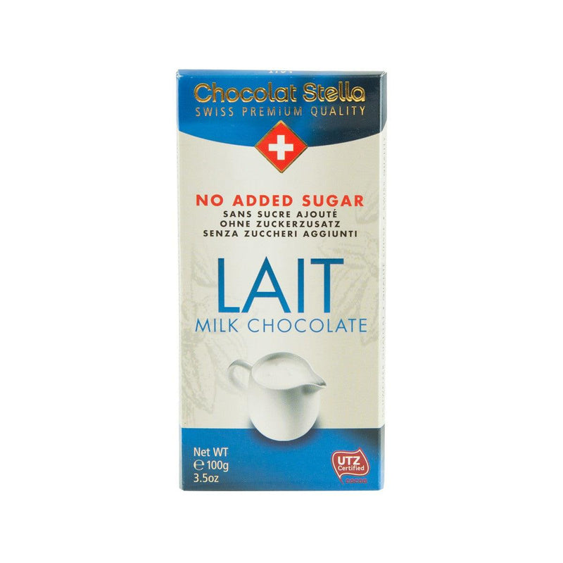 STELLA No Added Sugar Milk Chocolate  (100g)