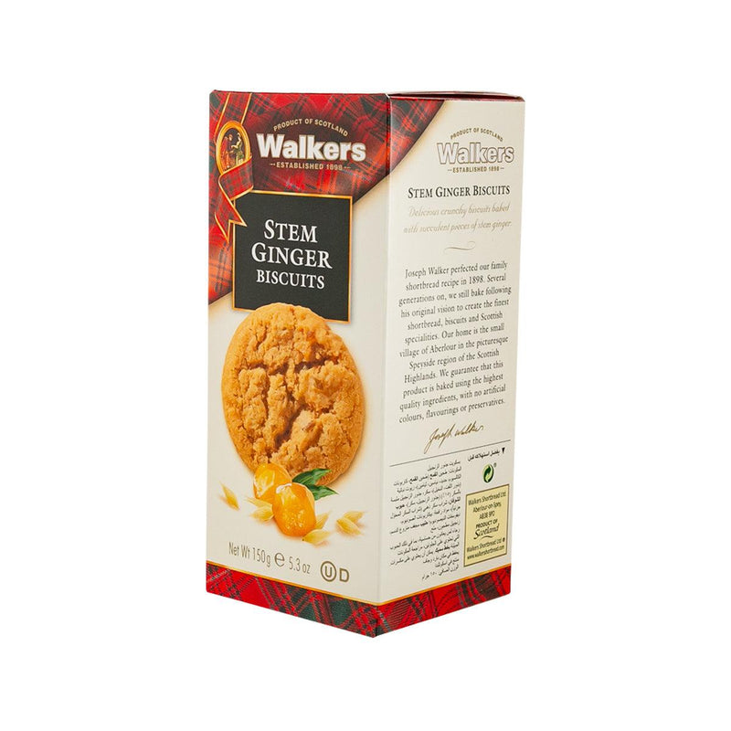 WALKERS Stem Ginger Biscuits  (150g) - city&