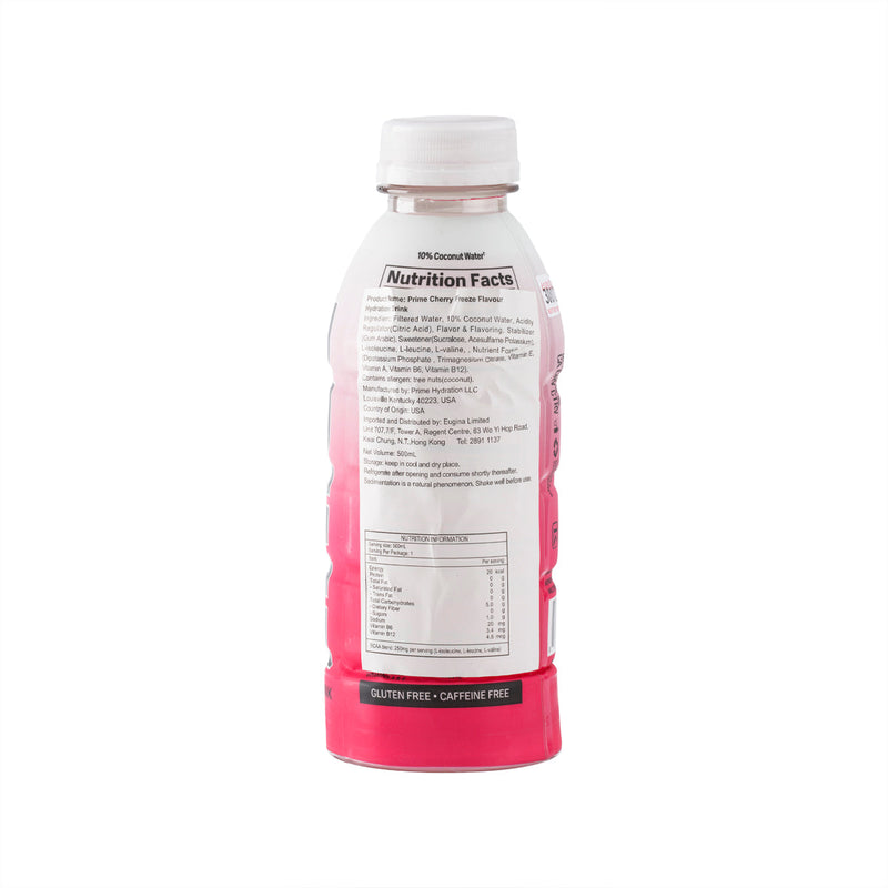 PRIME Hydration Drink - Cherry Freeze [Bottle]  (500mL)