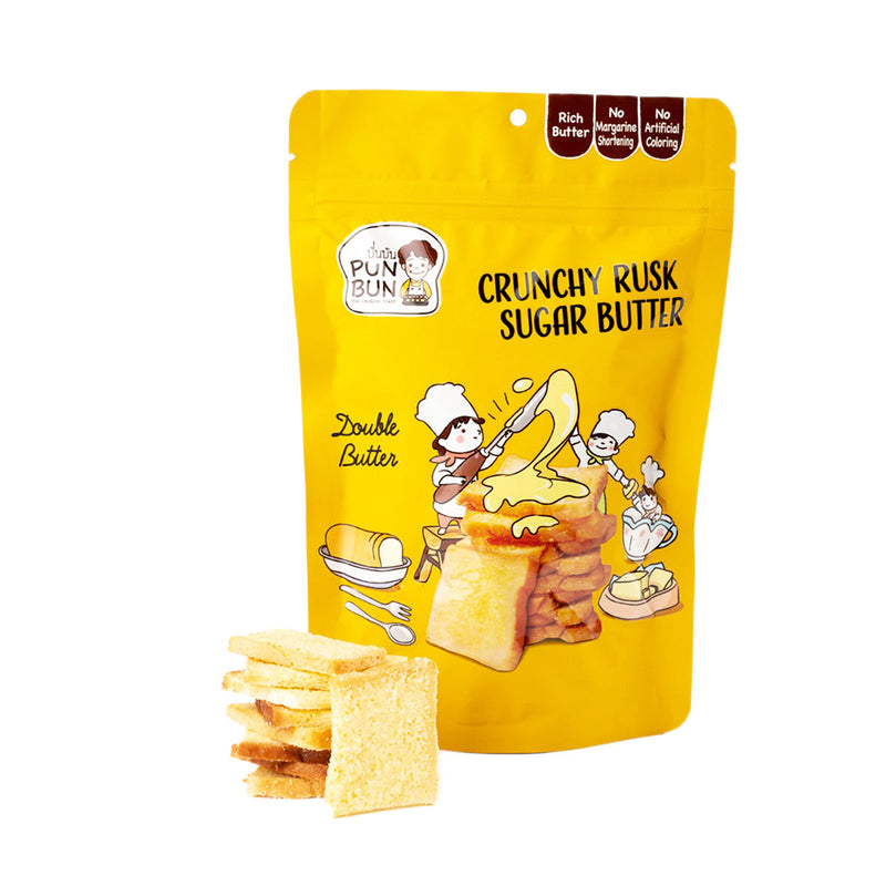 PUN BUN Crunchy Rusk - Sugar Butter  (70g)