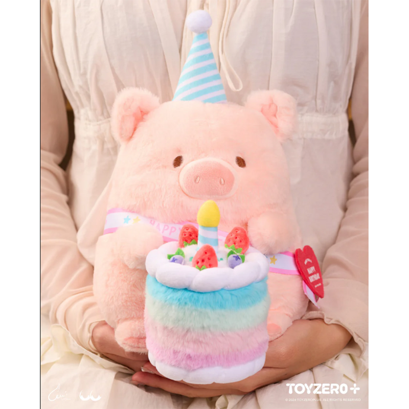 TOYZEROPLUS LuLu the Piggy Birthday LuLu Plush Toy