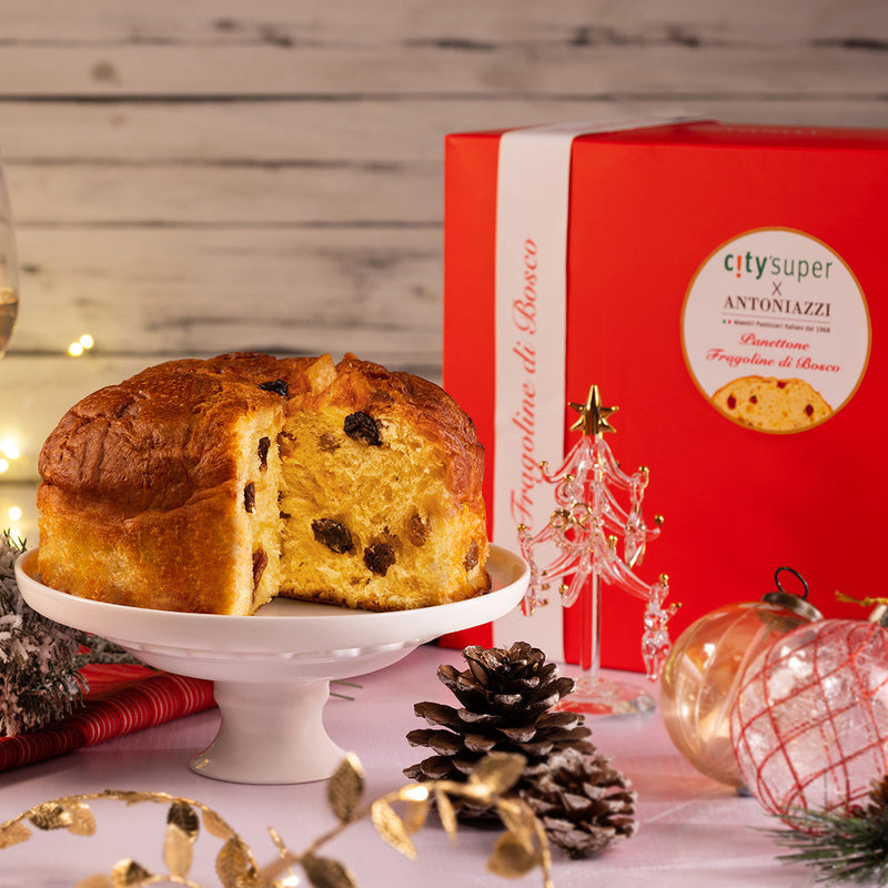 CITYSUPER X ANTONIAZZI Panettone with Wild Strawberries  (750g)