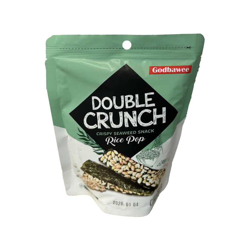 GODBAWEE Double Crunch Seaweed Rice Pop Snack  (25g)