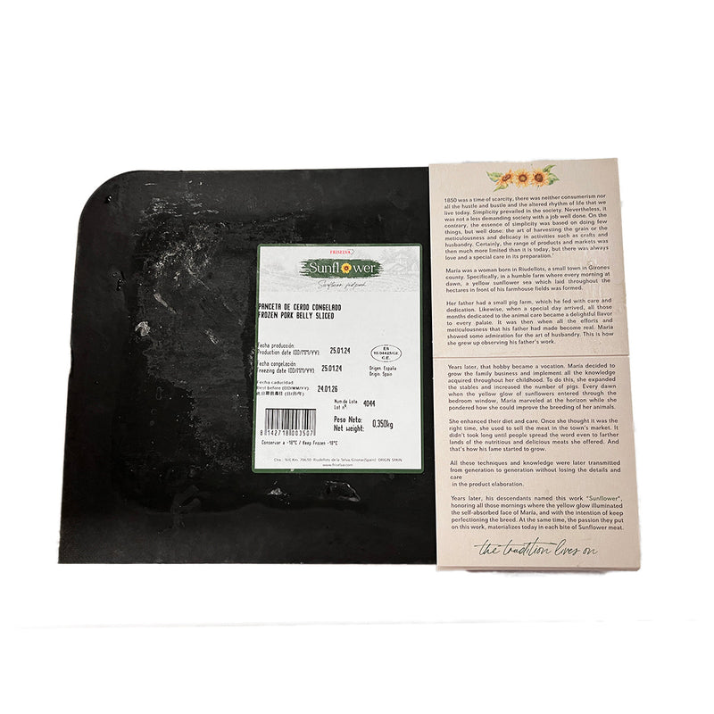 FRISELVA Spanish Frozen Sunflower Fed Pork Collar Sliced  (350g)