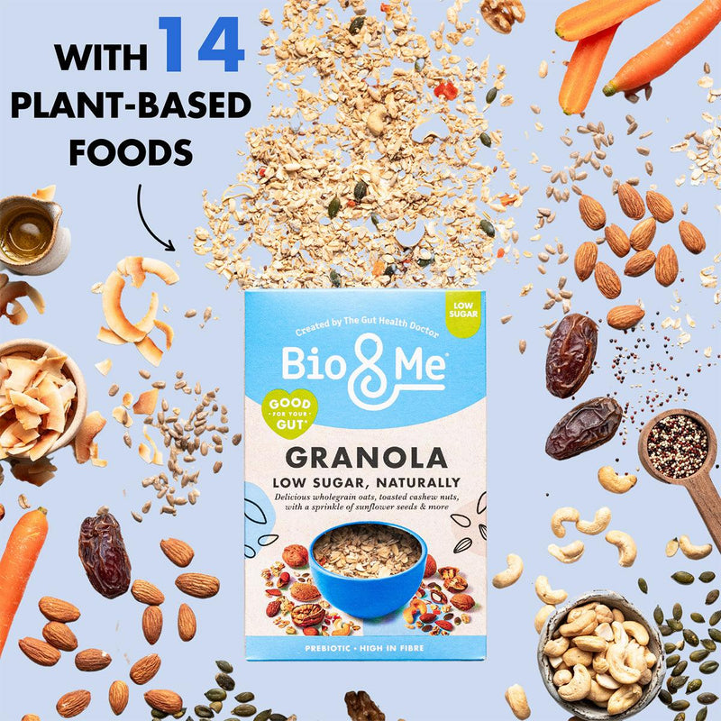 BIO & ME Low Sugar Naturally Gut-Loving Prebiotic Granola  (360g)