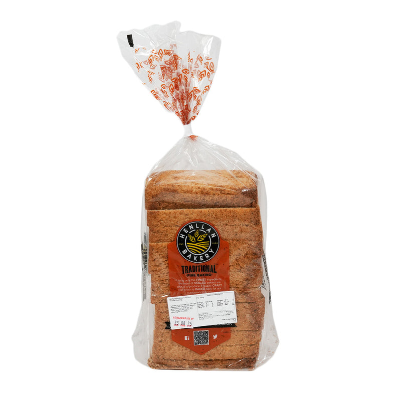 HENLLAN Thick Sliced Wholemeal Bread  (400g)