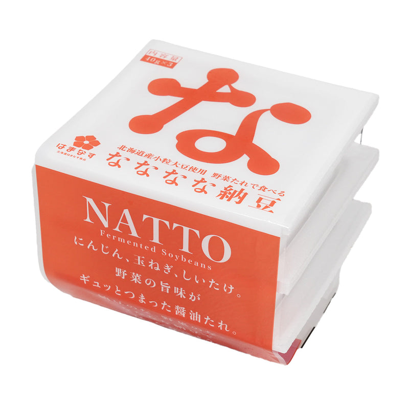 HAMANASU Nananana Natto with Vegetable Sauce  (3 x 45g)