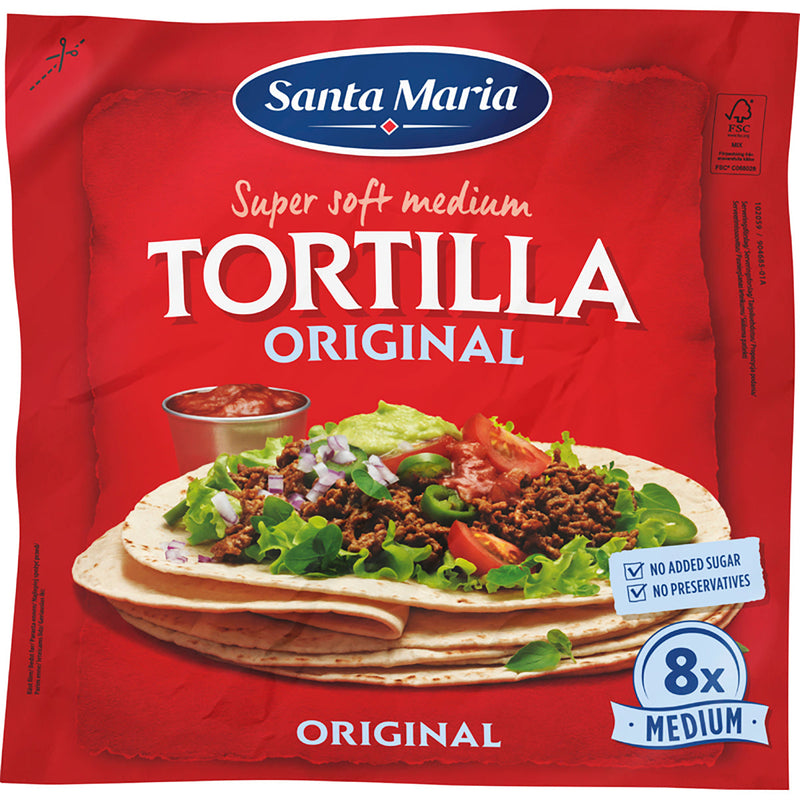 SANTA MARIA Tortilla - Original (Medium)  (320g)