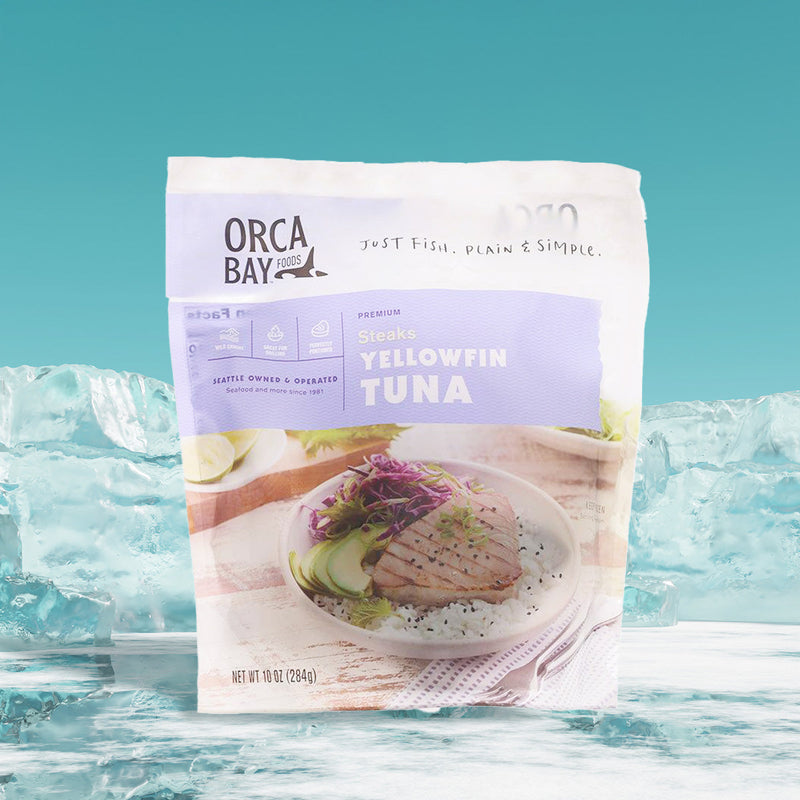 ORCA BAY FOODS USA Frozen Yellowfin Tuna Steaks  (284g)