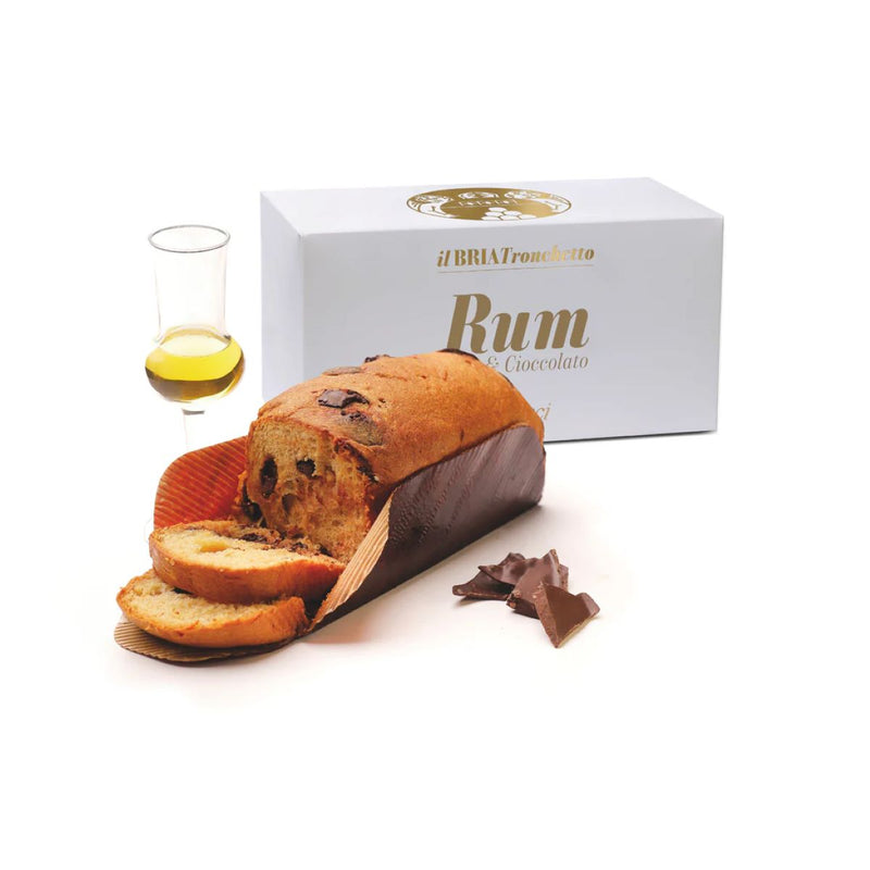 IL BONCI Bria Tronchetto Panettone with Chocolate & Rum  (500g)